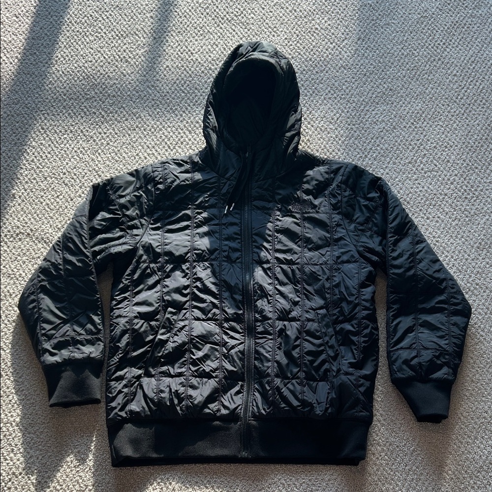 North Face Black Quilted Men's Reversible Jacket